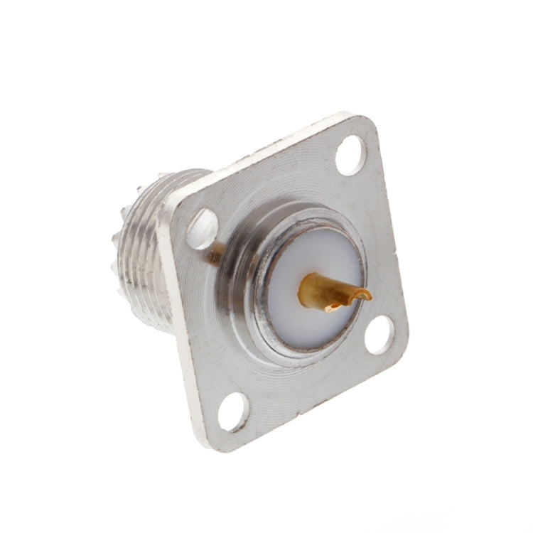 UHF Female SO239 Panel Chassis Mount Flange Cover Adapter UHF Female SO239 Panel Chassis Mount Flange Cover Adapter